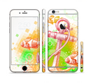 The Color-Red Anchor Under The Sea Sectioned Skin Series for the Apple iPhone 6 Plus