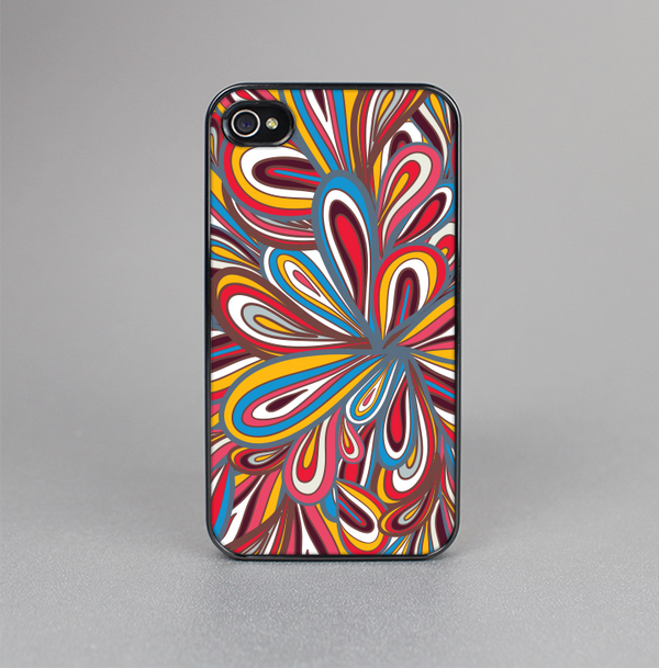 The Color Floral Sprout Skin-Sert for the Apple iPhone 4-4s Skin-Sert Case