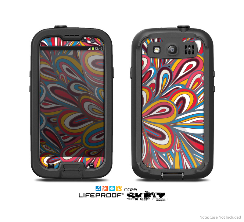 The Color Floral Sprout Skin For The Samsung Galaxy S3 LifeProof Case