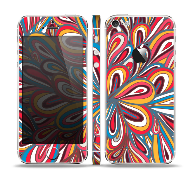 The Color Floral Sprout Skin Set for the Apple iPhone 5