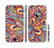 The Color Floral Sprout Sectioned Skin Series for the Apple iPhone 6 Plus
