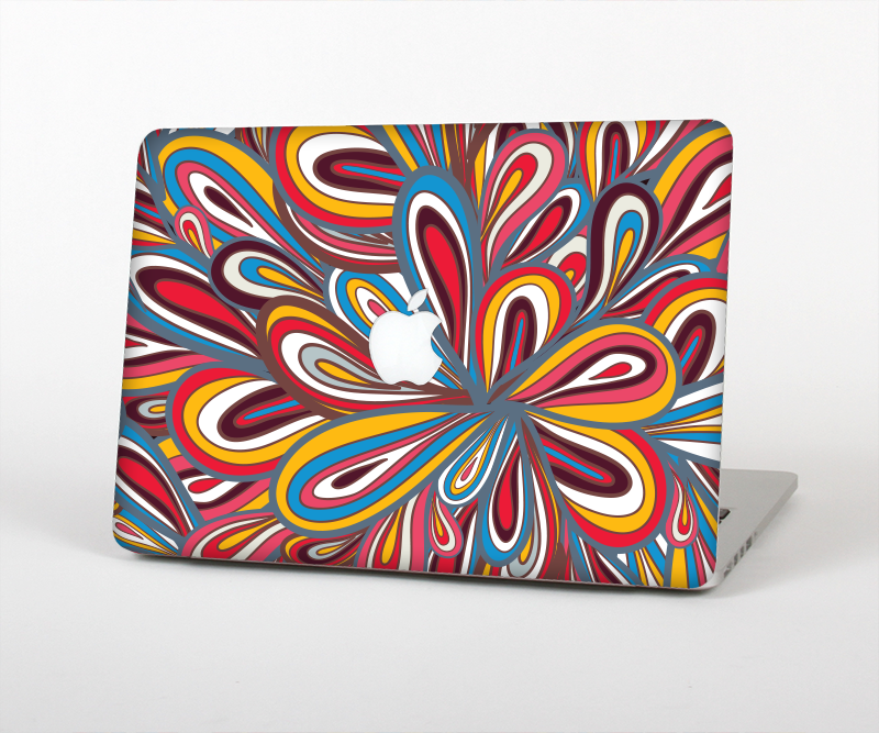 The Color Floral Sprout Skin Set for the Apple MacBook Pro 15" with Retina Display