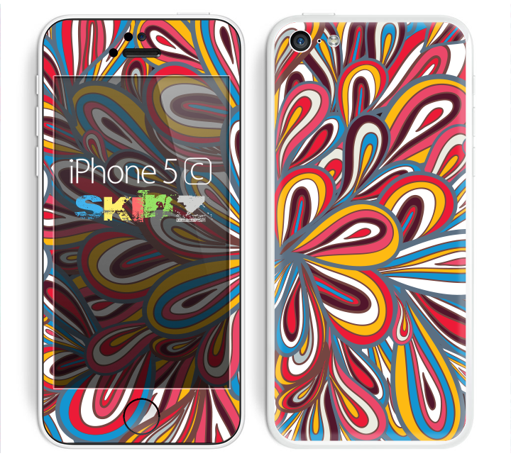 The Color Floral Sprout Skin for the Apple iPhone 5c