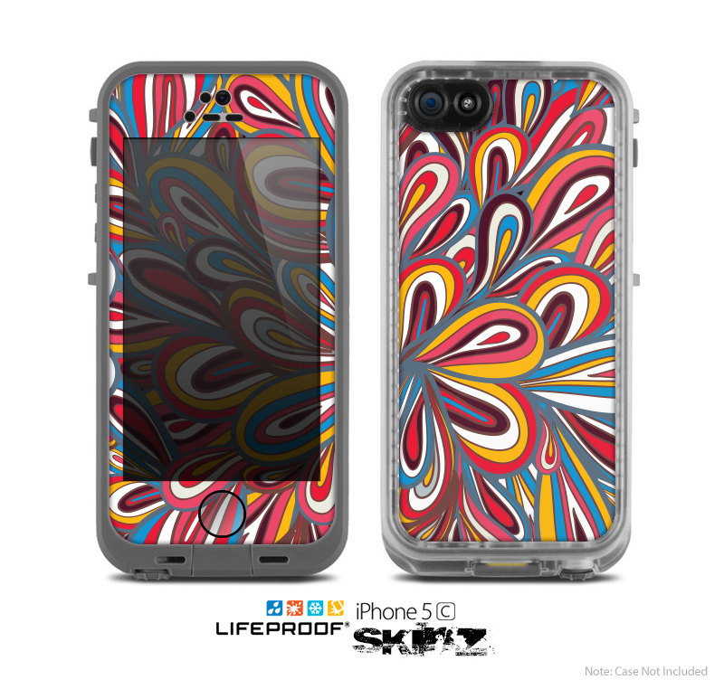 The Color Floral Sprout Skin for the Apple iPhone 5c LifeProof Case