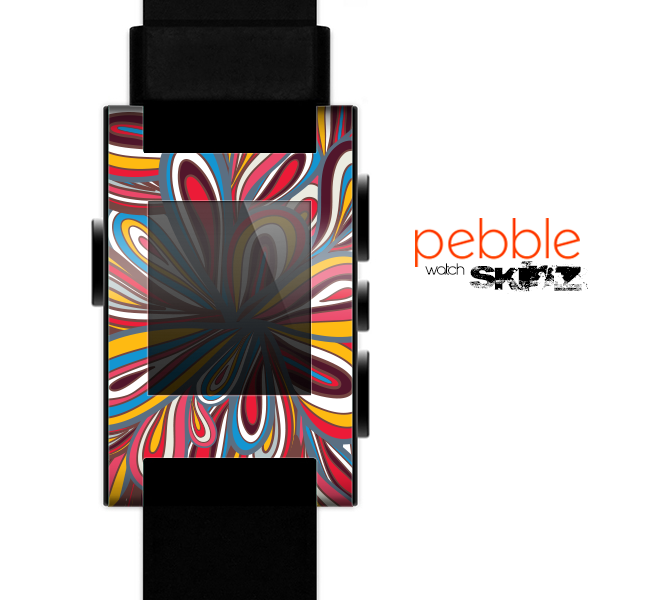 The Color Floral Sprout Skin for the Pebble SmartWatch