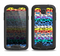 The Color Striped Vector Leopard Print Samsung Galaxy S4 LifeProof Fre Case Skin Set