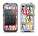 The Color Vector Anchor Collage Apple iPhone 4-4s LifeProof Fre Case Skin Set