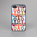 The Color Vector Anchor Collage Skin-Sert for the Apple iPhone 4-4s Skin-Sert Case