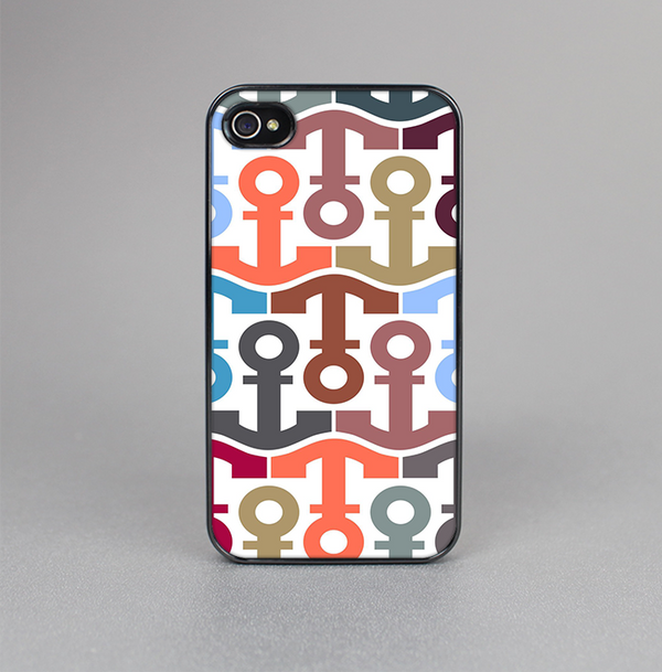 The Color Vector Anchor Collage Skin-Sert for the Apple iPhone 4-4s Skin-Sert Case