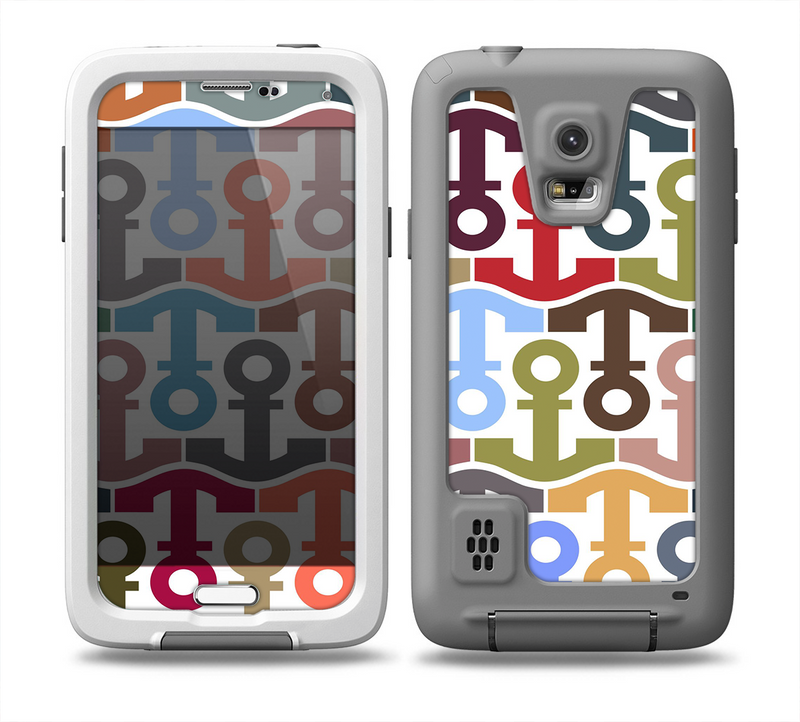 The Color Vector Anchor Collage Skin for the Samsung Galaxy S5 frē LifeProof Case
