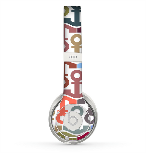 The Color Vector Anchor Collage Skin for the Beats by Dre Solo 2 Headphones