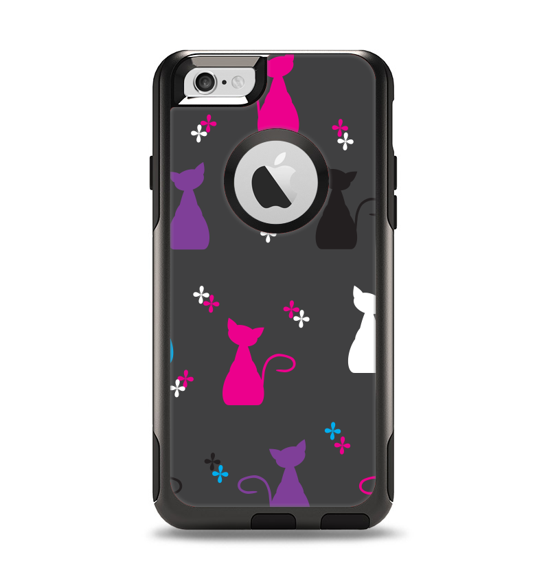 The Color Vector Cats Apple iPhone 6 Otterbox Commuter Case Skin Set