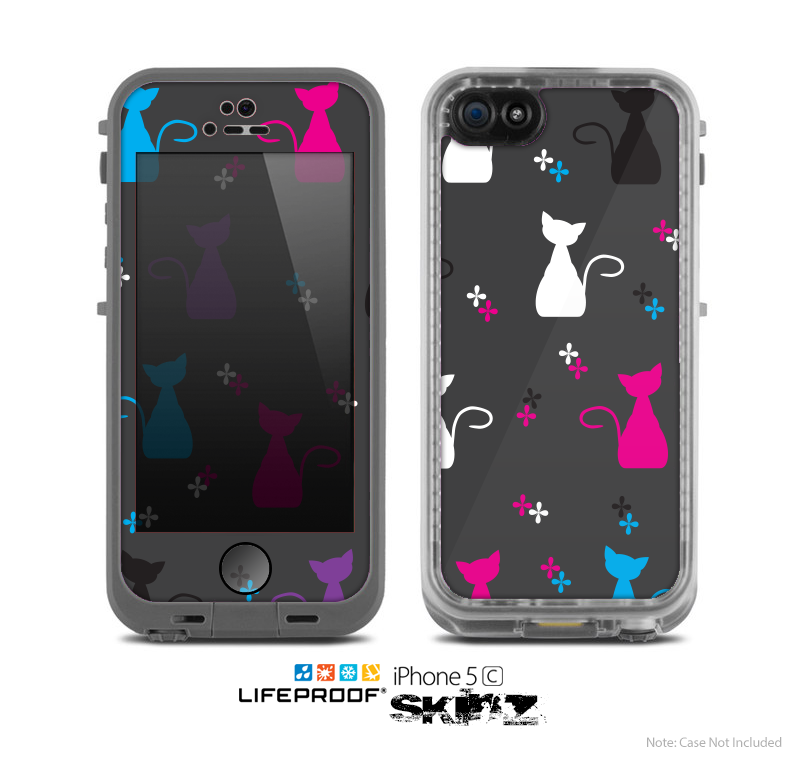 The Color Vector Cats Skin for the Apple iPhone 5c LifeProof Case