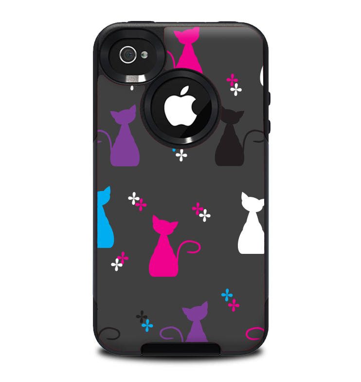 The Color Vector Cats Skin for the iPhone 4-4s OtterBox Commuter Case