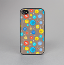 The Colored Buttons and Needles Skin-Sert for the Apple iPhone 4-4s Skin-Sert Case
