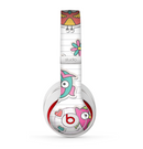 The Colored Cartoon Owl Cutouts on Paper Skin for the Beats by Dre Studio (2013+ Version) Headphones