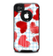The Colored Red Doodle-Hearts Skin for the iPhone 4-4s OtterBox Commuter Case