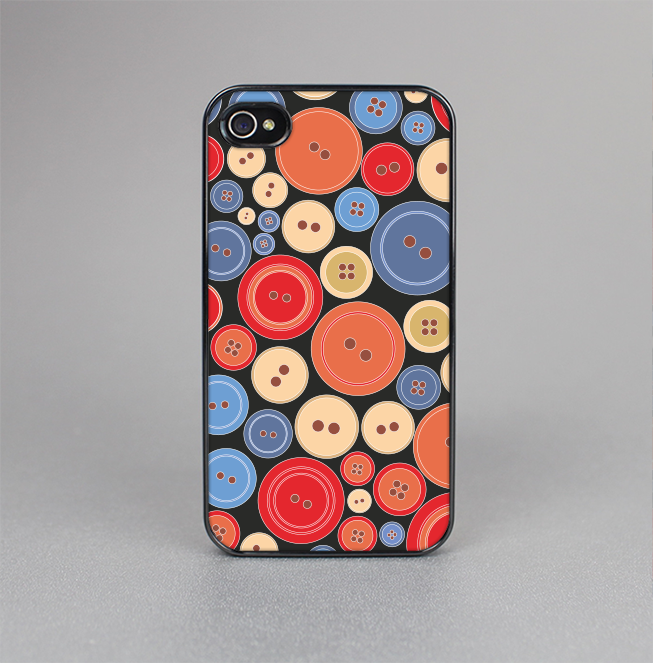 The Colored Vector Buttons Skin-Sert for the Apple iPhone 4-4s Skin-Sert Case