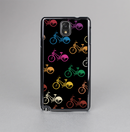 The Colored Vintage Bike Pattern On Black Skin-Sert Case for the Samsung Galaxy Note 3