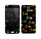The Colored Vintage Bike Pattern On Black Skin For the Samsung Galaxy S5