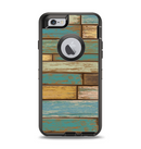 The Colored Vintage Solid Wood Planks Apple iPhone 6 Otterbox Defender Case Skin Set