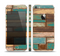 The Colored Vintage Solid Wood Planks Skin Set for the Apple iPhone 5s