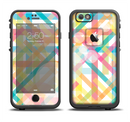 The Colorful Abstract Plaid Intersect Apple iPhone 6/6s LifeProof Fre Case Skin Set
