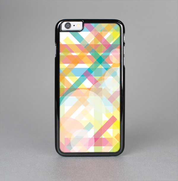 The Colorful Abstract Plaid Intersect Skin-Sert for the Apple iPhone 6 Skin-Sert Case