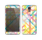 The Colorful Abstract Plaid Intersect Skin For the Samsung Galaxy S5
