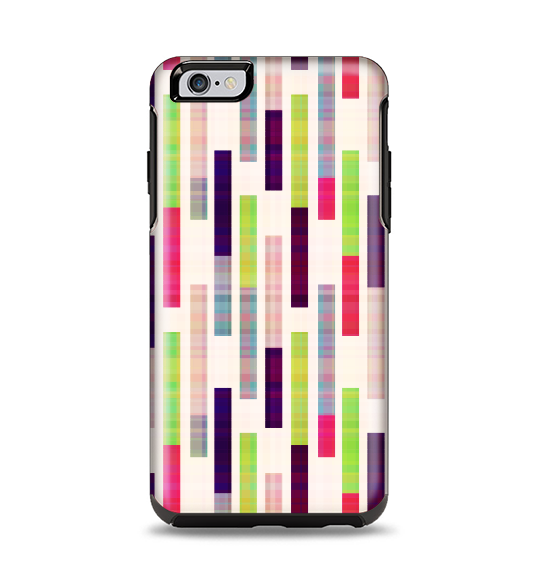 The Colorful Abstract Plaided Stripes Apple iPhone 6 Plus Otterbox Symmetry Case Skin Set
