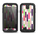 The Colorful Abstract Plaided Stripes Samsung Galaxy S4 LifeProof Nuud Case Skin Set