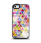The Colorful Abstract Stacked Triangles Apple iPhone 5-5s Otterbox Symmetry Case Skin Set