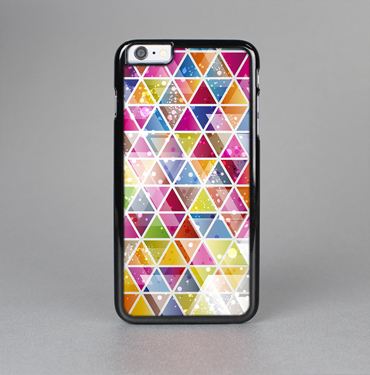 The Colorful Abstract Stacked Triangles Skin-Sert Case for the Apple iPhone 6 Plus