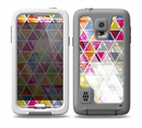 The Colorful Abstract Stacked Triangles Skin for the Samsung Galaxy S5 frē LifeProof Case