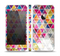 The Colorful Abstract Stacked Triangles Skin Set for the Apple iPhone 5