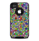 The Colorful Abstract Tiled Skin for the iPhone 4-4s OtterBox Commuter Case