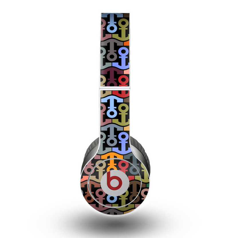 The Colorful Anchor Vector Collage Pattern Skin for the Beats by Dre Original Solo-Solo HD Headphones
