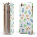 The Colorful Bathing Suit Pattern iPhone 6/6s or 6/6s Plus 2-Piece Hybrid INK-Fuzed Case