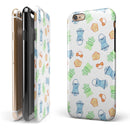 The Colorful Bathing Suit Pattern iPhone 6/6s or 6/6s Plus 2-Piece Hybrid INK-Fuzed Case