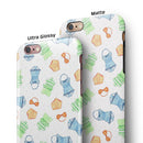 The Colorful Bathing Suit Pattern iPhone 6/6s or 6/6s Plus 2-Piece Hybrid INK-Fuzed Case