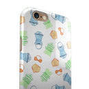 The Colorful Bathing Suit Pattern iPhone 6/6s or 6/6s Plus 2-Piece Hybrid INK-Fuzed Case