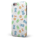 The Colorful Bathing Suit Pattern iPhone 6/6s or 6/6s Plus 2-Piece Hybrid INK-Fuzed Case