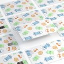 The Colorful Bathing Suit Pattern - Premium Protective Decal Skin-Kit for the Apple Credit Card