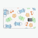 The Colorful Bathing Suit Pattern - Premium Protective Decal Skin-Kit for the Apple Credit Card