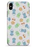 The Colorful Bathing Suit Pattern - iPhone X Clipit Case