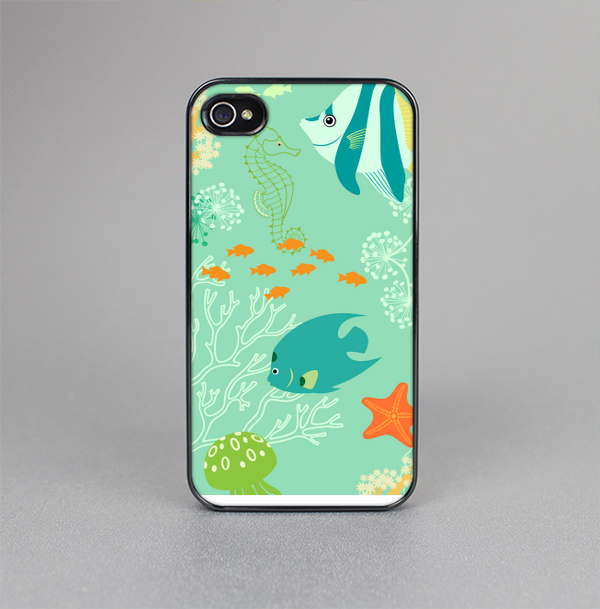 The Colorful Bright Saltwater Fish Skin-Sert for the Apple iPhone 4-4s Skin-Sert Case