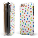 The Colorful Candle Spill iPhone 6/6s or 6/6s Plus 2-Piece Hybrid INK-Fuzed Case