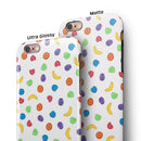 The Colorful Candle Spill iPhone 6/6s or 6/6s Plus 2-Piece Hybrid INK-Fuzed Case