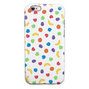 The Colorful Candle Spill iPhone 6/6s or 6/6s Plus 2-Piece Hybrid INK-Fuzed Case