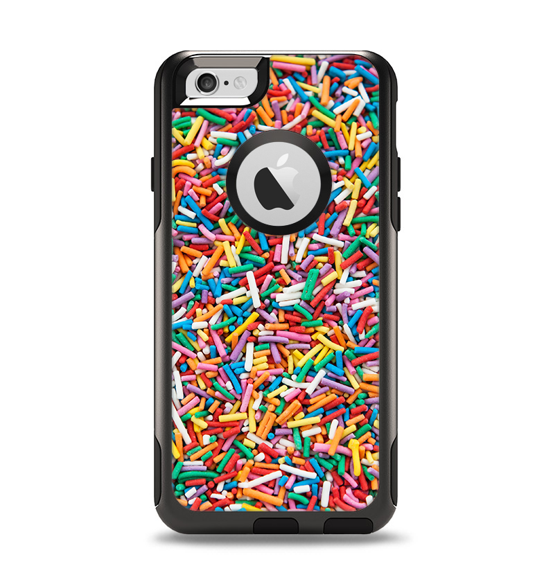 The Colorful Candy Sprinkles Apple iPhone 6 Otterbox Commuter Case Skin Set
